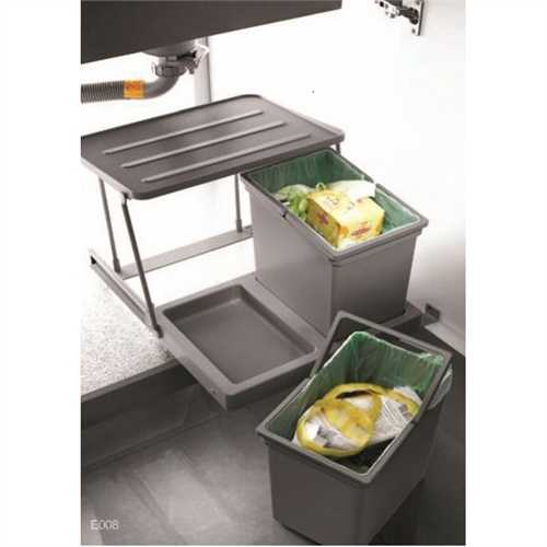 Thùng rác âm tủ Eurogold E008